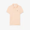 Polo feminino de corte regular em tecido Petit Piqué