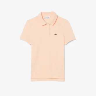 Polo feminino de corte regular em tecido Petit Piqué