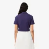 Polo feminino de corte regular em tecido Petit Piqué