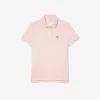 Polo feminino de corte regular em tecido Petit Piqué