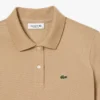 Polo feminino de corte regular em tecido Petit Piqué