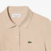 Polo feminino de corte regular em tecido Petit Piqué