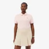 Polo feminino de corte regular em tecido Petit Piqué