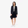 Polo feminino de malha piqué com corte descontraído