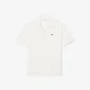 Polo feminino de malha piqué com corte descontraído