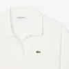 Polo feminino de malha piqué com corte descontraído