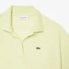 Polo feminino de malha piqué com corte descontraído