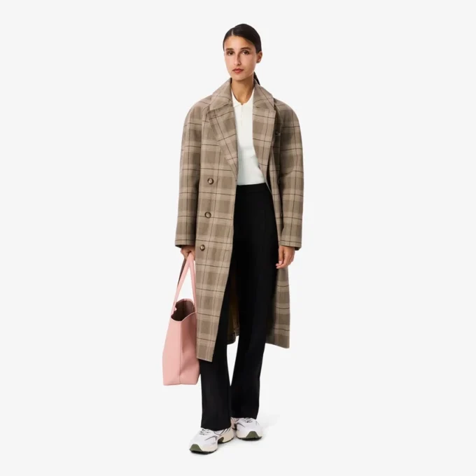 Polo feminino em malha canelada 3D