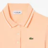 Polo feminino L.12.D de corte justo com detalhes de acabamento