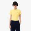 Polo feminino Slim Fit L.12.D em algodão canelado