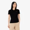 Polo feminino Slim Fit L.12.D em algodão canelado