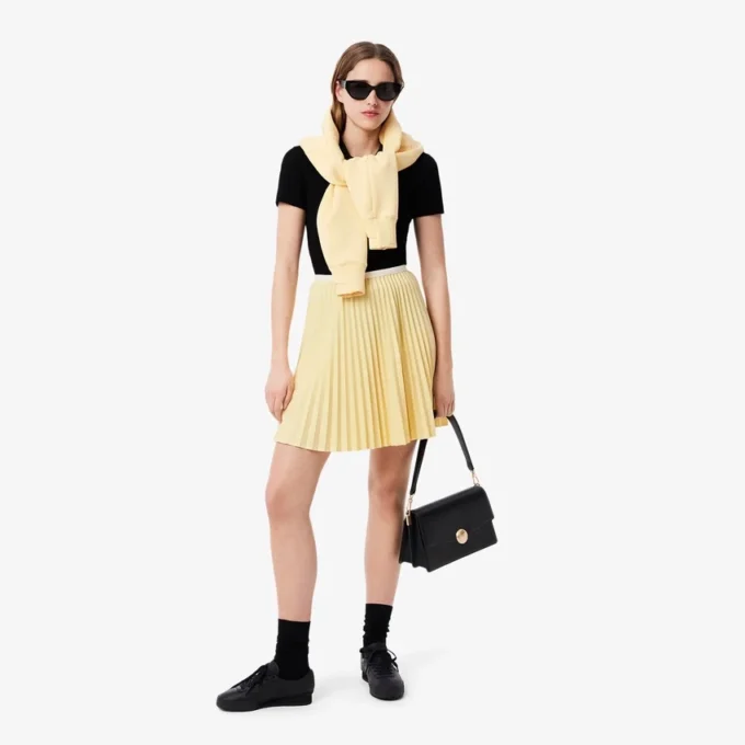 Polo feminino Slim Fit L.12.D em algodão canelado