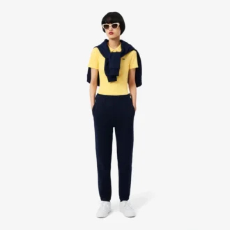 Polo feminino Slim Fit L.12.D em algodão canelado
