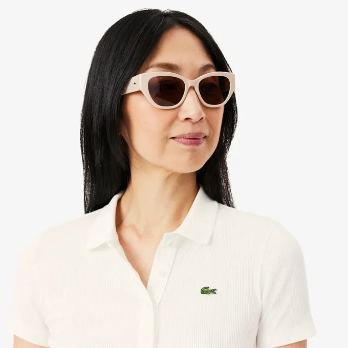 Polo feminino Slim Fit L.12.D em algodão canelado