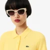 Polo feminino Slim Fit L.12.D em algodão canelado