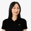 Polo feminino Slim Fit L.12.D em algodão canelado