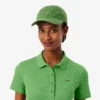 Polo feminino Slim Fit L.12.D em algodão canelado
