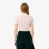 Polo feminino Slim Fit L.12.D em algodão canelado
