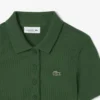 Polo feminino Slim Fit L.12.D em algodão canelado