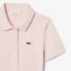 Polo feminino Slim Fit L.12.D em algodão canelado