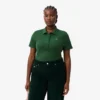 Polo feminino Slim Fit L.12.D em algodão canelado