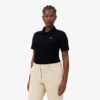 Polo feminino Slim Fit L.12.D em algodão canelado