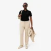 Polo feminino Slim Fit L.12.D em algodão canelado