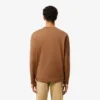Polo Henley de manga comprida para homem