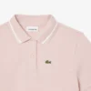 Polo infantil Petit Piqué com pregas nas costas