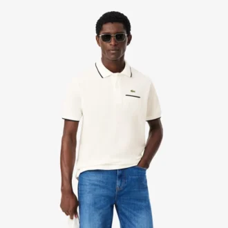 Polo L.12.12 Clássico com Bolso para Homem