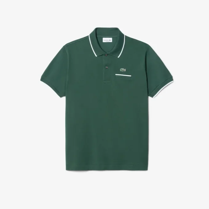 Polo L.12.12 Clássico com Bolso para Homem