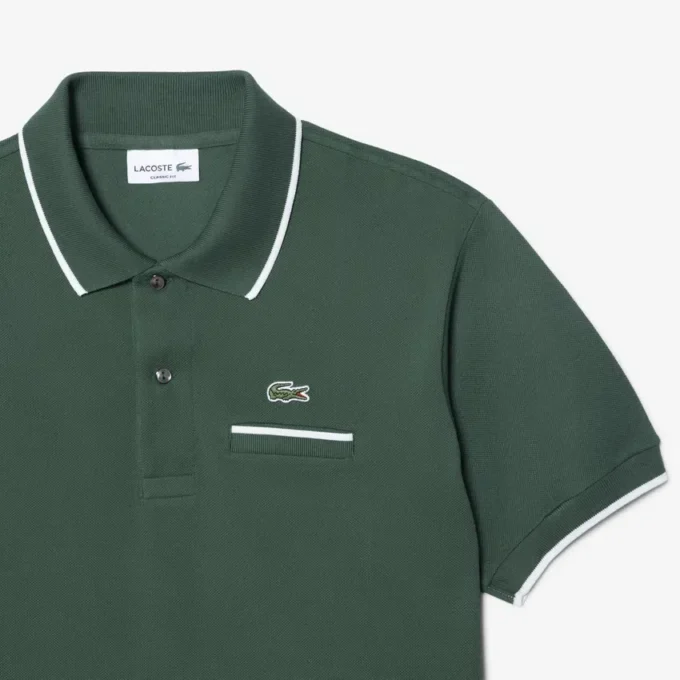 Polo L.12.12 Clássico com Bolso para Homem