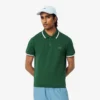 Polo L.12.12 com detalhes decorativos, corte regular, para homem