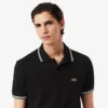 Polo L.12.12 com detalhes decorativos, corte regular, para homem