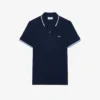 Polo L.12.12 com detalhes decorativos, corte regular, para homem