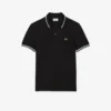 Polo L.12.12 com detalhes decorativos, corte regular, para homem