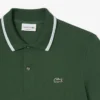 Polo L.12.12 com detalhes decorativos, corte regular, para homem