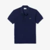 Polo L.12.12 com efeito mesclado, corte clássico para homem