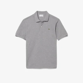 Polo L.12.12 com efeito mesclado, corte clássico para homem