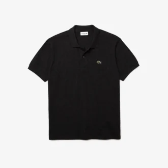 Polo L.12.12 com efeito mesclado, corte clássico para homem