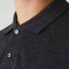 Polo L.12.12 com efeito mesclado, corte clássico para homem