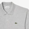 Polo L.12.12 com efeito mesclado, corte clássico para homem