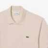 Polo L.12.12 com efeito mesclado, corte clássico para homem