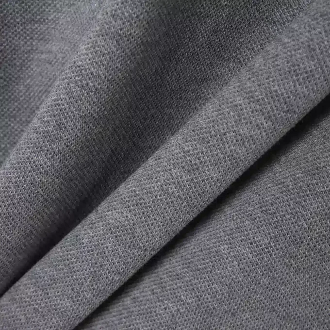 Polo L.12.12 com efeito mesclado, corte clássico para homem