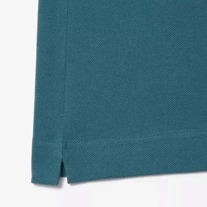 Polo L.12.12 com emblema, corte clássico para homem