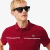 Polo L.12.12 com logótipo e corte regular para homem