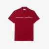Polo L.12.12 com logótipo e corte regular para homem