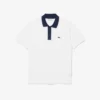 Polo L.12.12 de corte clássico para homem com gola contrastante