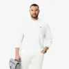 Polo L.12.12 de manga comprida com corte clássico para homem