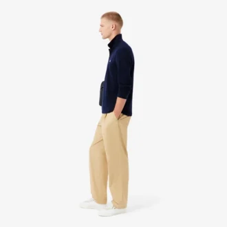 Polo L.12.12 de manga comprida com corte clássico para homem